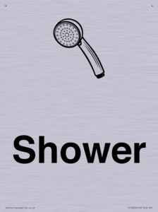 Dementia Shower sign